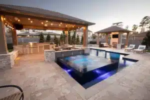 luxury pool in Orange County