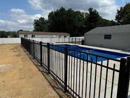 Swimming Pool Fence to protect kids and silk design